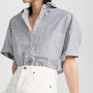 Pistola Denim Cam Short Sleeve Button Up